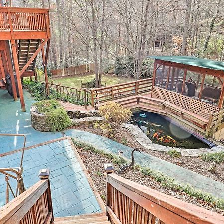 Asheville Mountain Getaway With Patio And Koi Pond! Extérieur photo